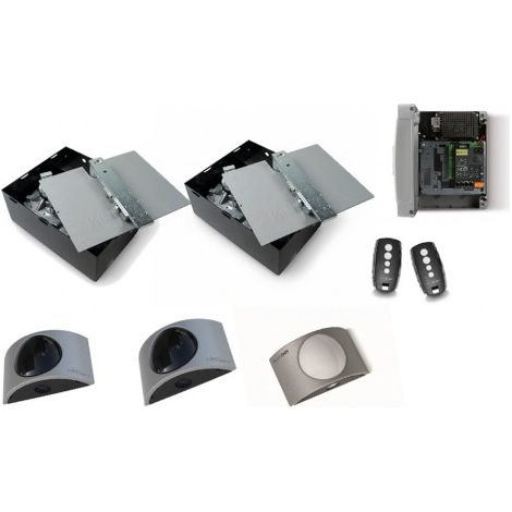 Kit Motorisation Portail Enterré Automatisme EA KING GATES INTRO 230 - Avec Accessoires NOVO, 4 m 500 kg maxi par battant, 230 V (1/5)