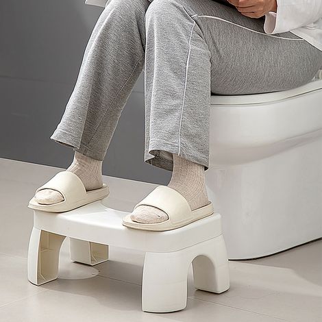 Tabouret de toilette, repose-pieds, tabouret de toilette à la turque, marchepied, siège de toilette, pédale de toilette, tabouret de toilette bleu (1/5)