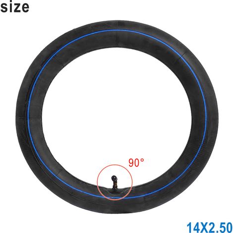 Chambre à air 14x2,50 pour véhicules électriques, scooters et vélos accessoires pour chambre à air renforcée de 14 pouces. (1/5)