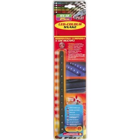 Led-Colour Snake 12 Led, 12V - 25 cm - Viola (1/3)