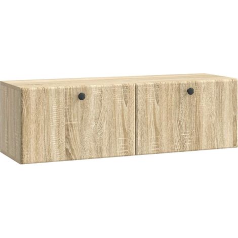 Maison Exclusive - Mobile Porta TV da Muro 98 x 31 x 30 cm Rovere Sonoma (1/5)