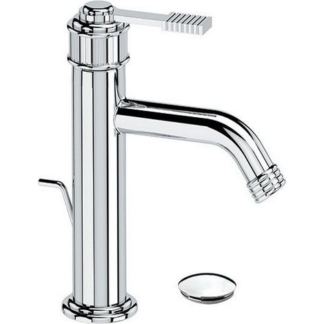 Miscelatore lavabo con scarico cromato lucido - serie Atelier (1/2)