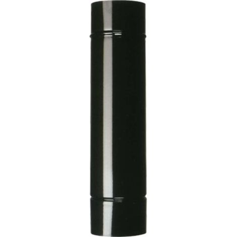 TUBO SMALTATO PER STUFE cm 100 ø 15 nero opaco