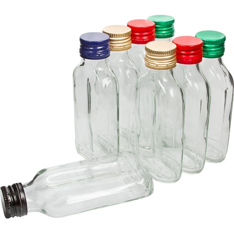 Bottiglia di vetro, 8 pezzi. Flacone da 100 ml