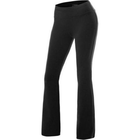 Pantalon Yoga Femme Taille Haute Noir XL - Confortable Respirant pour Sport et Running (1/5)