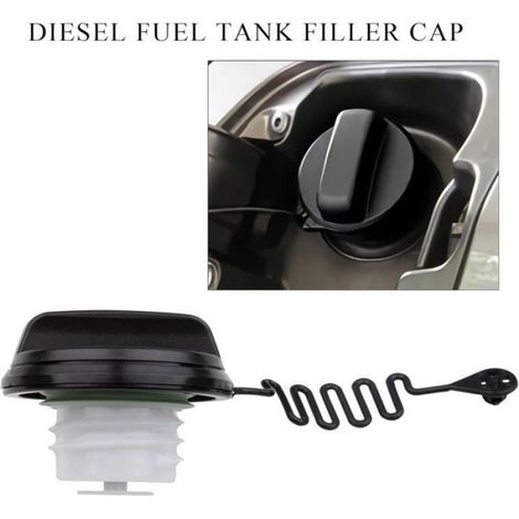 Bouchon Réservoir de Carburant Bouchon Essence compatible avec Fiesta Focus Transit B-MAX Ranger 7S619030CB E1F1-9030-AA Étiquette (1/5)