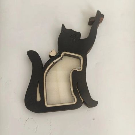 Boîte de rangement pour chat OIMG, boîte à souvenirs, cadeau en forme d'animal de compagnie, souvenir pour chat, rangement pour poils d'animaux, cadeau idéal pour les animaux de compagnie (1/5)