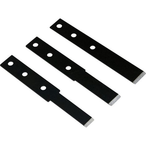 BAHCO - Jeu de 3 lames droites pour couteau découpe pare-brise