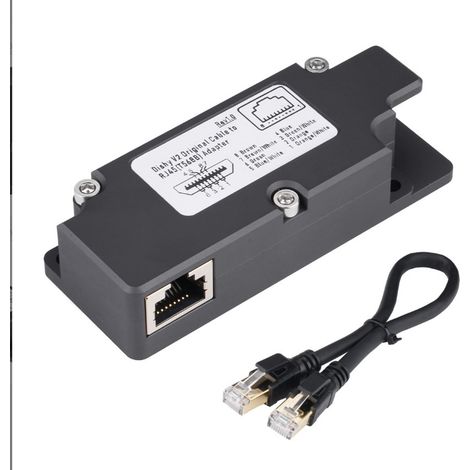 Starlink Dishy-auf-RJ45-Kabeladapter, rechteckiges ABS-Gehäuse, 84 x 34 x 20 mm, 136 g, Plug-and-Play, robust für stabile Ethernet-Verbindung (1/5)