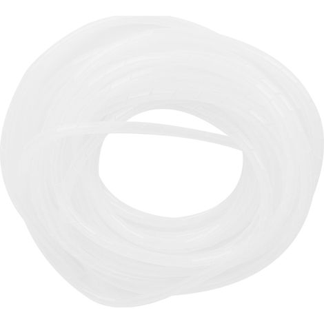 Enrouleur de câble spiralé ignifugé blanc Φ8 mm pour atelier (1/5)
