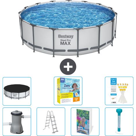 Bestway Steel Pro MAX Rund - 488x122 cm - 8-teilig S532