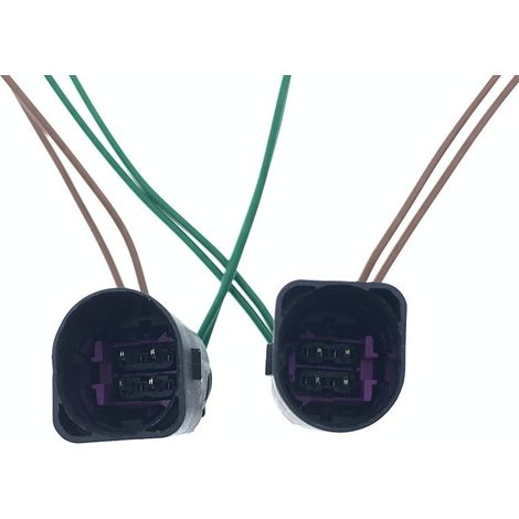 Water temperature sensor connector for Volkswagen Santana 3000, Passat B5, Audi A6 C5 -- JB1294-4P