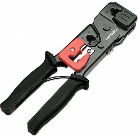 Intellinet 210836 Kabel-Crimper Crimpwerkzeug Schwarz, Rot