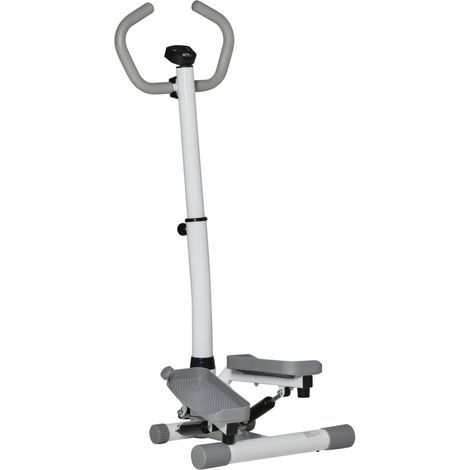 Stepper doméstico con pantalla LCD, altura regulable, metal y ABS, 55 x 53 x 118-128 cm, MODENUIT (1/5)