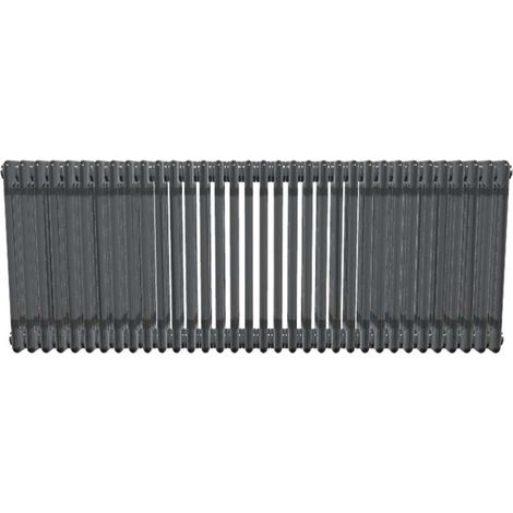 Bircham - Raw Metal Column Radiator H600mm x W1556mm 4 Column (1/2)