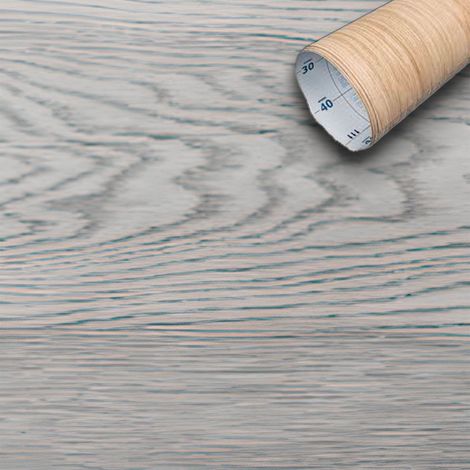 Rotolo 45cm x 2mt di pellicola adesiva effetto FRASSINO GRIGIO 3d HD per mura e mobili