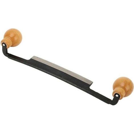 Plane charron 155 mmLame en acier au tungstèneDouble poignée ronde en boisPour rabotage bois ordinaire 155mmDPZO