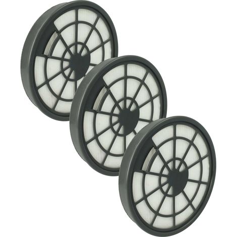vhbw Set de 3x filtros compatible con Dirt Devil Ultima, Pick Up Power Pet, Ultima Power Parquet aspiradora - Filtro HEPA antialérgico