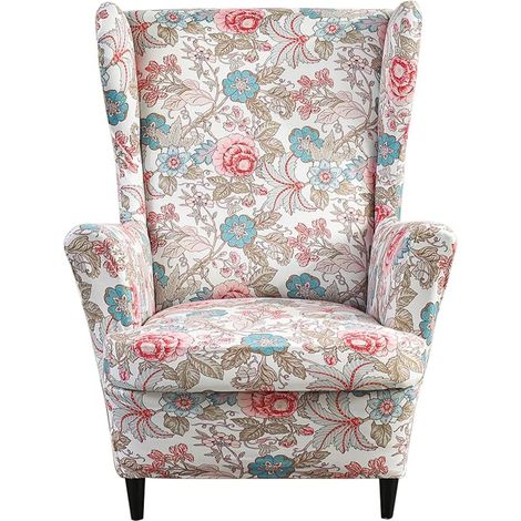 Housses de Chaise à Oreilles Housses de Fauteuil à Oreilles pour Salon Couvre Fauteuil à Oreilles Fleur Gratuite(Un vêtement) (1/5)
