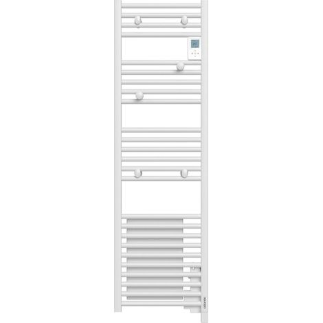 Radiateur sèche-serviettes Doris Digital étroit 0300W blanc carat ATLANTIC 851144 (1/3)