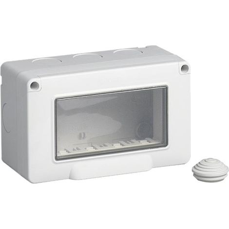 Contenitore da parete IP55 4 moduli Vimar Arké Plana Eikon 14904 (1/4)