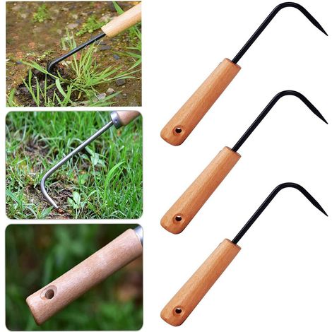 Set di 3 attrezzi per la rimozione delle erbacce, attrezzi da giardinaggio per scavare e trapiantare prati (1/5)