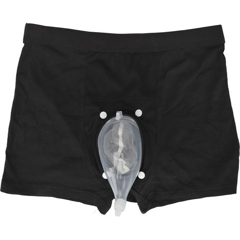 Sac collecteur d'urine en silicone portable avec cathéter, système anti-fuite pour homme, kit d'incontinence réutilisable, poche urinaire discrète et hygiénique. (1/5)