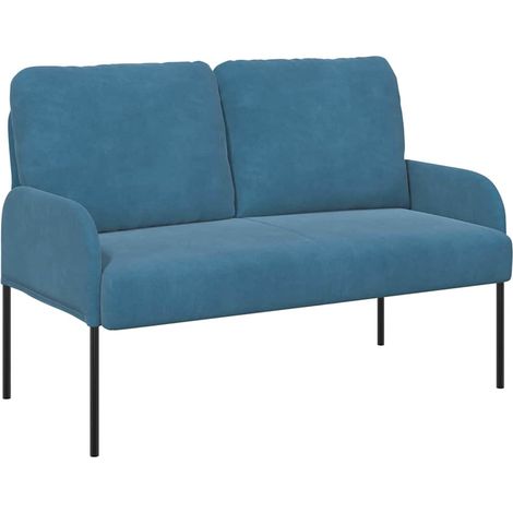 Maison Exclusive - Divani con cuscino 110cm Blu Legno compensato