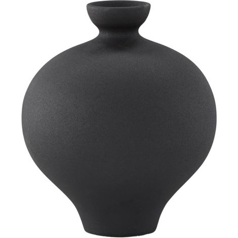 Vase Déco "Rellis" 24cm Noir (1/4)