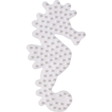 Plaque de base Hama pour perles à repasser Hippocampe Blanc