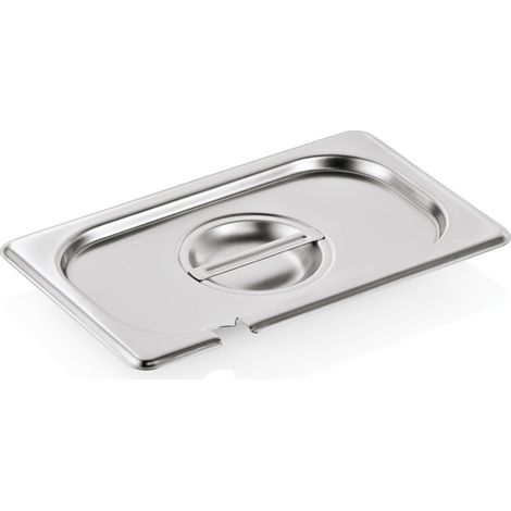 Couvercle inox GN 1/4 avec encoche cuillère GN SELECT - Was Germany (1/2)