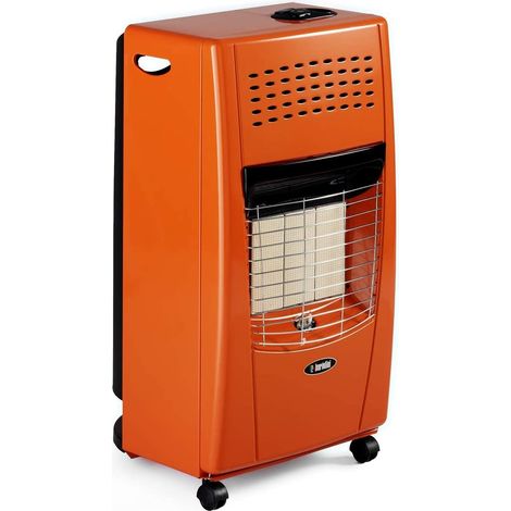 Bartolini Stufa a Gas GPL Bella I Color 405 Arancione 4200W Infrarossi Piezoelettrica (1/4)