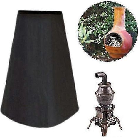 Housse de protection imperméable pour cheminée d'extérieur, étui en tissu pour la maison (1/4)