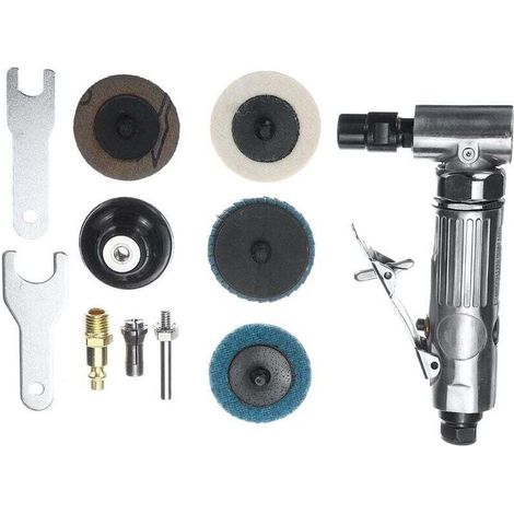 1/4 inch Air Angle Die Grinder Mini 90 Degree Pneumatic Grinding Machine (1/5)