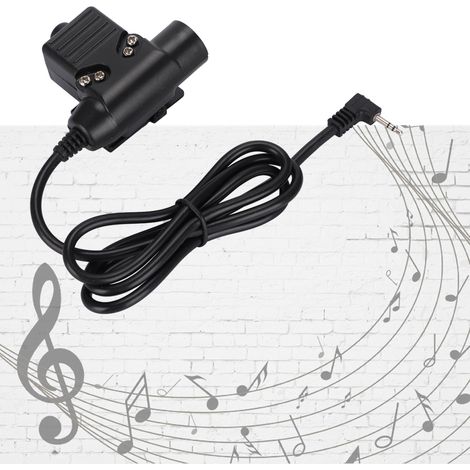 Câble PTT 2,5mm Compatible Talkie-Walkie et Radio Professionnelle (1/4)