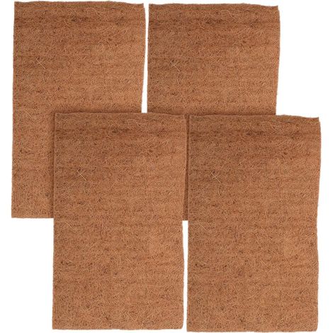 Coussin de Nidification en Fibres Naturelles pour Poulailler, Tapis Pondoir pour Poules, 4 Coussinets Lavables, Ambiance Confortable (1/5)