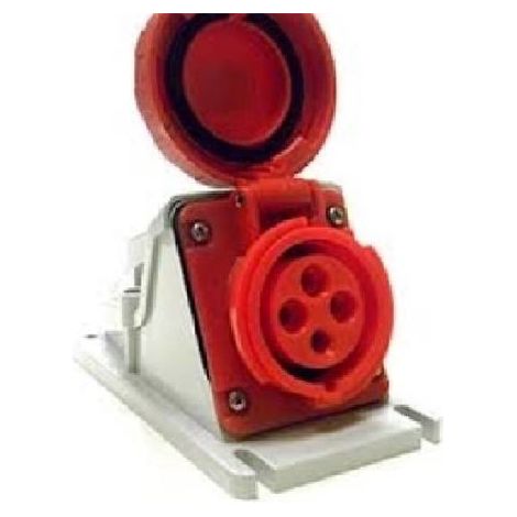SOCLE DE PR.90°ET.SAI.3P+T 16A 400V 6H GEWISS GW62504 (1/2)