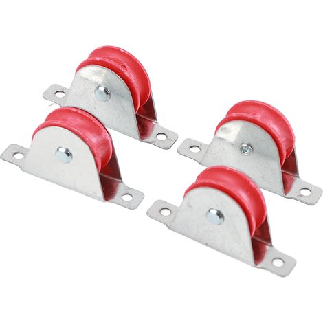 4 pezzi, ruota di ricambio universale per puleggia di scala da 4 cm di diametro, accessori per scale.
