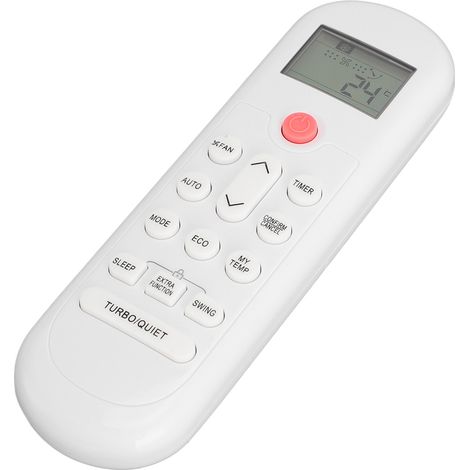 Télécommande de remplacement pour climatiseur Haier Mabe V12843 HJ L8H 0010404555D V106 (Froid/Chaleur) (1/5)