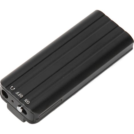 Enregistreur vocal numérique haute définition avec réduction du bruit et activation vocale. Mini appareil d'enregistrement sonore portable de 32 Go.