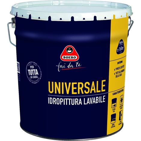IDROPITTURA LAVABILE UNIVERSALE 14 LITRI- BOERO (1/2)