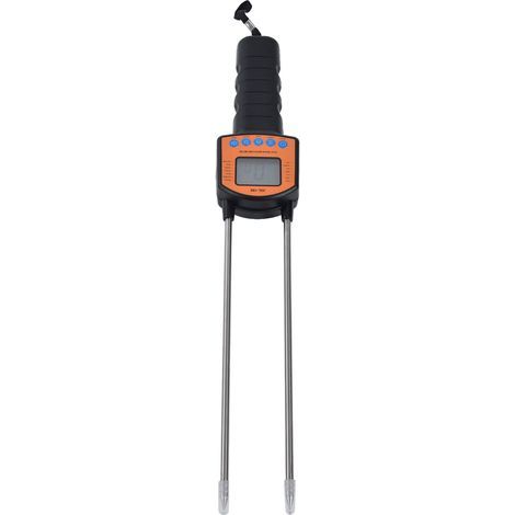 Grain moisture tester, voice prompt, backlit LCD screen, high precision, high sensitivity, robust, anti-bending, grain moisture meter (1/5)