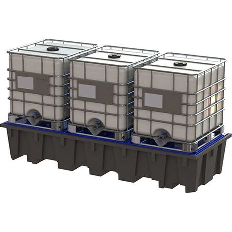 IBC-Auffangwannen 3 - 1650 Liter - 3600 kg - MRPRACK3300P (1/3)