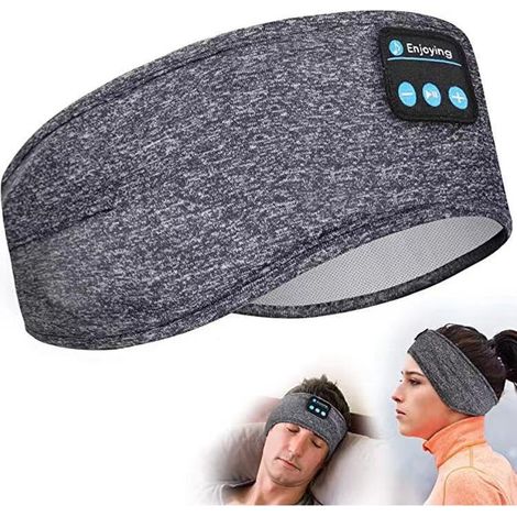 Bandeau de sport et de sommeil avec écouteurs Bluetooth sans fil et haut-parleur intégré (1/5)
