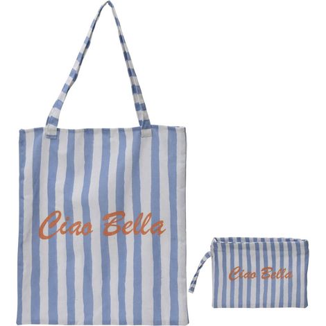 Kaemingk – Sacs en tissu Ciao Bella – Polyester-coton, 44 x 38 cm, lot de 2
