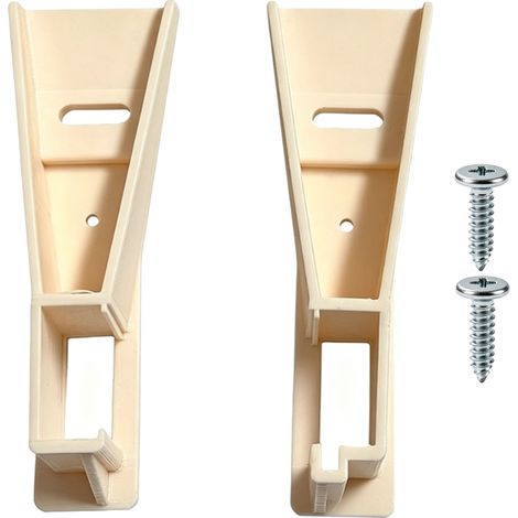 Support de rail de tiroir 1 gauche/droite, support stable, fonctionnement fluide, suspension pour cuisines et salles de bains, blanc (1/5)