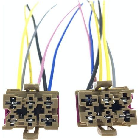 Compatible avec les prises de ventilation automatique et les prises de climatisation/chauffage/refroidissement des Passat, Lingyu, Audi A6 et Tiguan -- JB2075-6P