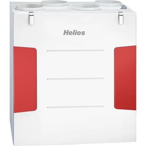 Helios KWL 200 W L Lüftungsgerät links mit WRG, max. 166m3/h, 130W, 230V, EC-Motoren, Auto-Bypass und Web-Server