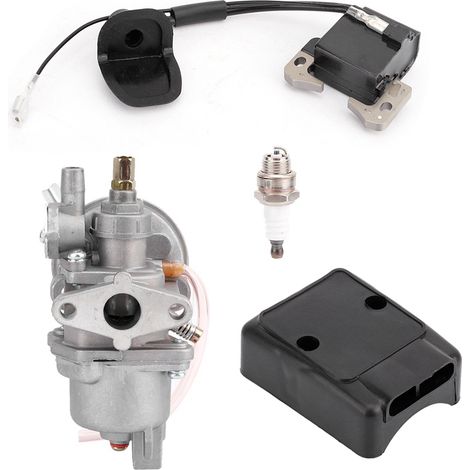 Jeu d'allumage carburateur bougie filtre à air pour mini pocket bike 47cc 49cc pièces moteur accessoires vélo (1/5)