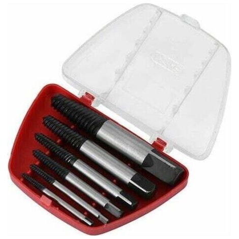 Stehbolzenausdreher-Set, 6-teiliger Schraubenausdreher für beschädigte Bolzen oder Schrauben